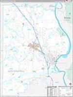 Cape Girardeau, Mo Carrier Route Wall Map